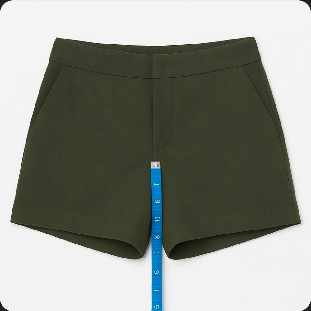 🩳 A New Day Olive Green Tailored Shorts – Size 6 - Picture 3 of 3